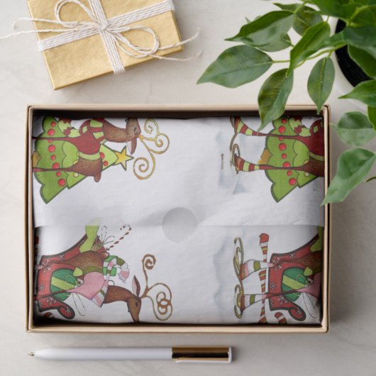 Papier Mousseline Silencieux Whimsey Christmas Mooks (Cadeau)