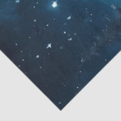 Papier Mousseline Silent Night Christmas Tree Under the Stars  (Détail)