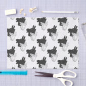 Papier Mousseline Silhouette à la main Billy Goat Grey (Artisanat)