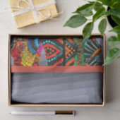 Papier Mousseline Silhouette Afrocentrique (Cadeau)