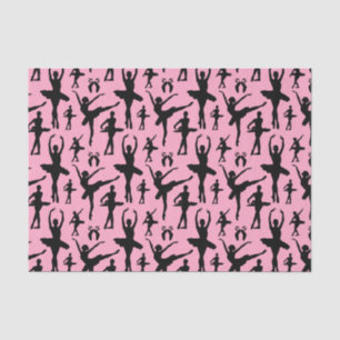 Papier Mousseline Silhouette de ballerine