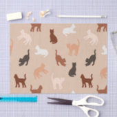 Papier Mousseline Silhouette de chat (Artisanat)
