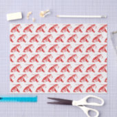 Papier Mousseline Silhouette de homard no 1 en rouge (Artisanat)