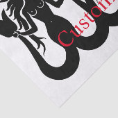 Papier Mousseline Silhouette de sirène à deux queue Thunder_Cove (Détail)