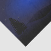 Papier Mousseline Silhouette de Sleigh de Père Noël dans le clair de (Détail)