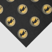 Papier Mousseline Silhouette de sorcière volante (Détail)