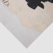 Papier Mousseline Silhouette du coucher de soleil de Cowboy (Détail)