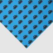 Papier Mousseline Silhouette du crabe noir (Détail)