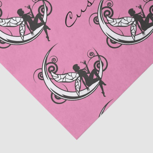 Papier Mousseline Silhouette Fée Lune Thunder_Cove (Détail)