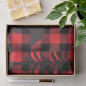 Papier Mousseline Silhouette rouge à oreille noire (Cadeau)