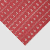 Papier Mousseline Silhouette Vacances Arbres Rouge Motif (Détail)