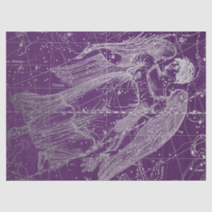 Papier Mousseline Silver Galaxy Star Map Series Design 11