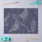 Papier Mousseline Silver Galaxy Star Map Series Design 5 (Artisanat)