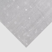 Papier Mousseline Silver Métallurgie Huile Blanche Neige Noël (Détail)