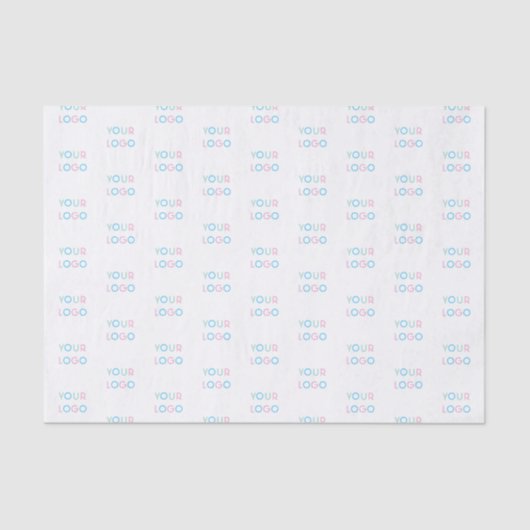 Papier Mousseline Simple Ajouter Votre Papier Tissu Logo (Recto)