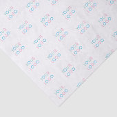 Papier Mousseline Simple Ajouter Votre Papier Tissu Logo (Détail)