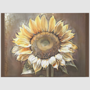 Papier Mousseline Simple Art moderne Sun Sunflower Collection