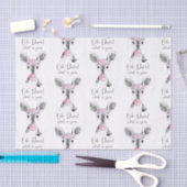 Papier Mousseline Simple Black & White Oh Deer Quel Devis An (Artisanat)