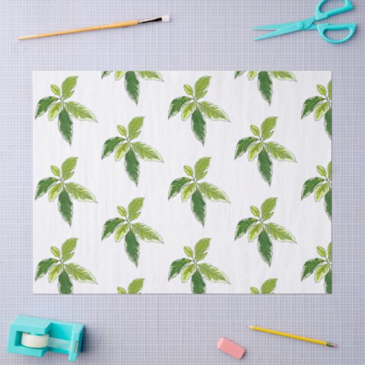 Papier Mousseline Simple Botanique (Artisanat)