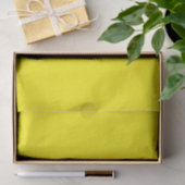 Papier Mousseline simple couleur solide minimale personnalisée (Cadeau)