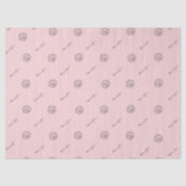 Papier Mousseline Simple Minimalist Modern Light Pink (Recto)