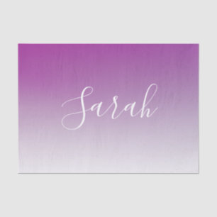 Papier Mousseline Simple moderne minimaliste violet Ombre dégradé