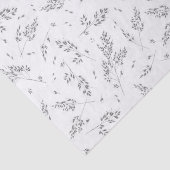 Papier Mousseline Simple Motif Botanique Élégant Boho Grass (Détail)