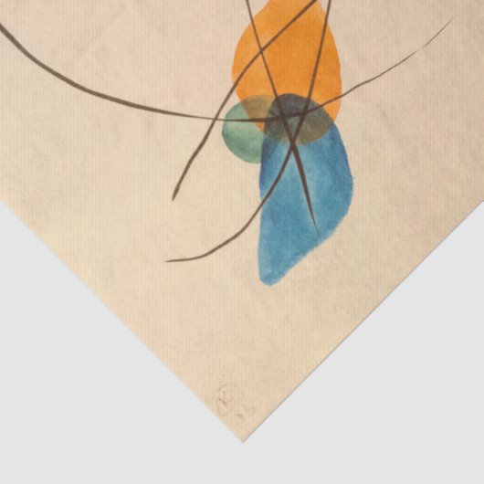Papier Mousseline Simple par Wassily Kandinsky (Détail)