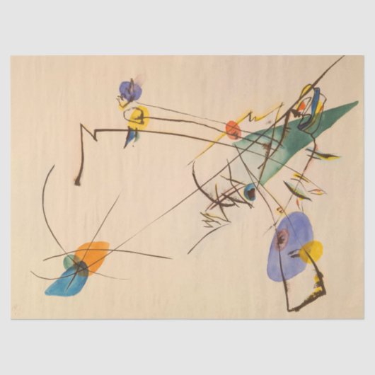 Papier Mousseline Simple par Wassily Kandinsky (Recto)