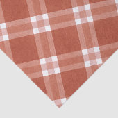 Papier Mousseline Simple Rustique rouge et blanc Motif Noël  (Détail)