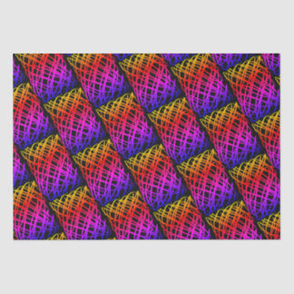 Papier Mousseline Simple Scribble | Half Drop | Arrière - plan noir 