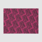 Papier Mousseline Simple Scribble | Noir | Angled | Ruby | (Recto)