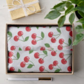 Papier Mousseline Simplement Cerises (Cadeau)