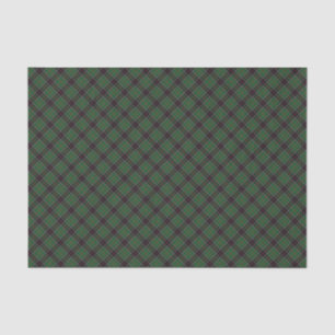 Papier Mousseline Sinclair Clan Tartan Plaid Motif