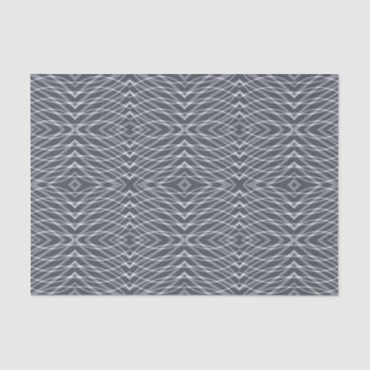 Papier Mousseline Sine Wave Pulse Signal moderne Art Abstrait Design (Recto)
