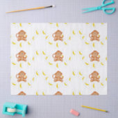 Papier Mousseline Singe et bananes (Artisanat)