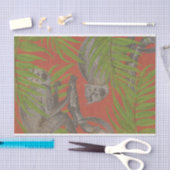 Papier Mousseline Singe vintage (Artisanat)