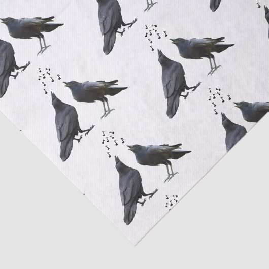 Papier Mousseline Singing Crows Tissue Paper (Détail)