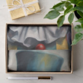 Papier Mousseline Sinister Grin : Découpage clown effrayant (Cadeau)