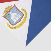 Papier Mousseline Sint Maarten Flag (Détail)