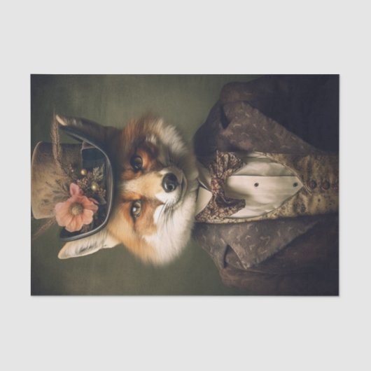 Papier Mousseline Sir Foxy1 (Recto)