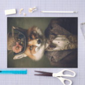 Papier Mousseline Sir Foxy1 (Artisanat)