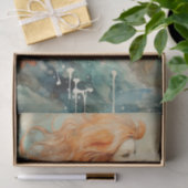 PAPIER MOUSSELINE SIRÈNE DE DÉCOUPAGE DE LA MER (Cadeau)