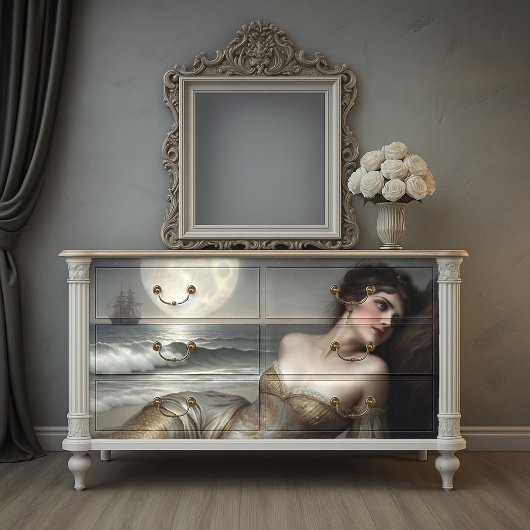 Papier Mousseline Sirène de la Rive Dorée Découpage