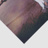 Papier Mousseline Sirène De Mer Par Mer Purple Nautical Retro (Détail)