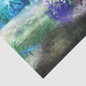 Papier Mousseline Sirène de mer profonde (Détail)