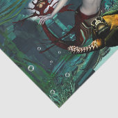 Papier Mousseline Sirène de Wonderul avec la tortue (Détail)