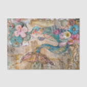 PAPIER MOUSSELINE SIRÈNE DÉCALCOMANIE ORIGINALE (Recto)