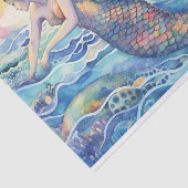 Papier Mousseline Sirène du coucher de soleil (Détail)