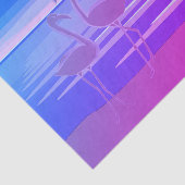 Papier Mousseline Sirène et papier de tissus de Flamant rose (Détail)